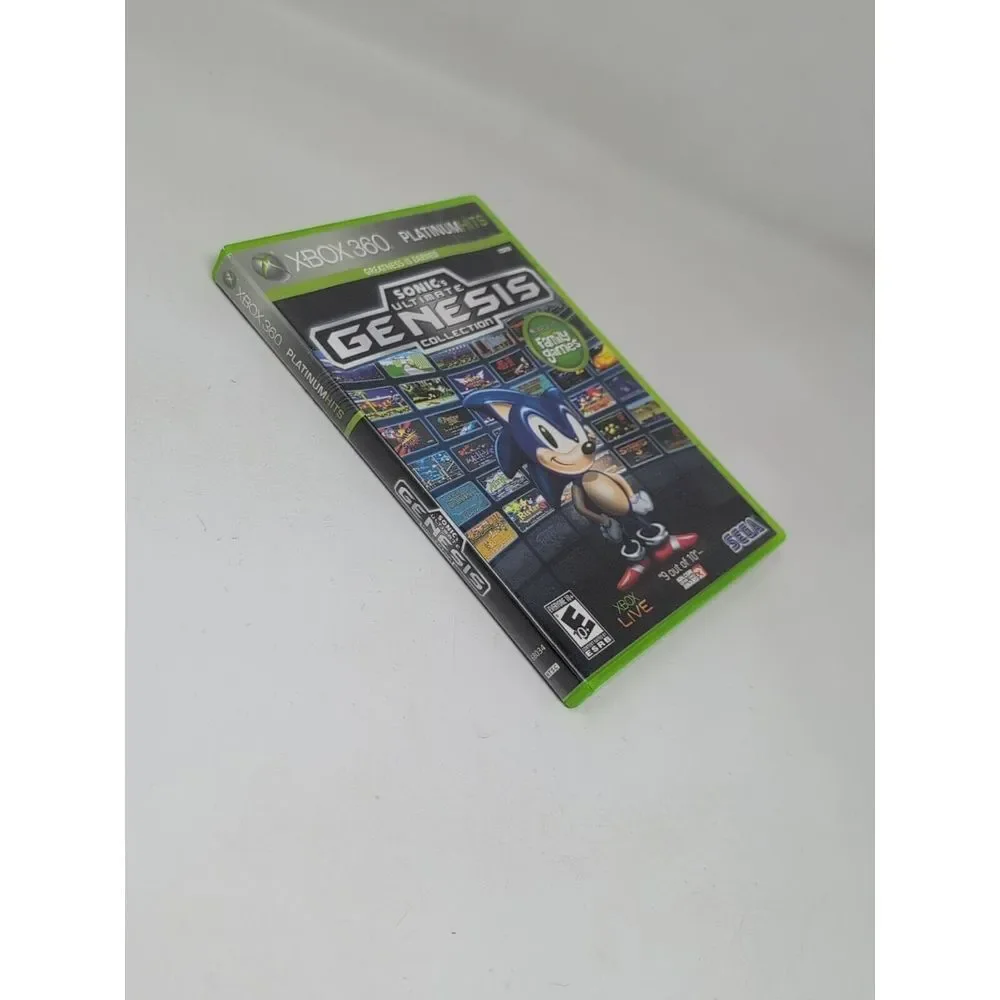 Sonic's Ultimate Genesis Collection‎ Microsoft Xbox 360 2009 Platinum Hits CIB